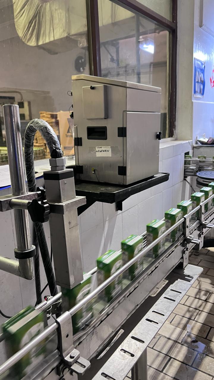 Carton coding on production line